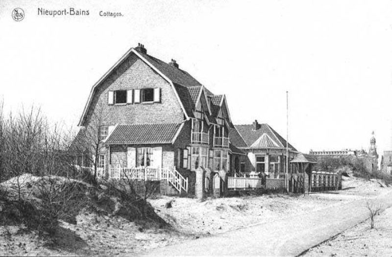 The dike at Nieuwpoort-Bad in the period between 1923 and 1940