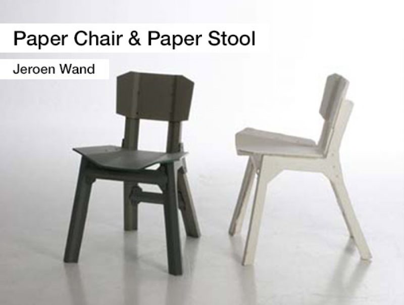 A14 Paper Chair Paper Stool