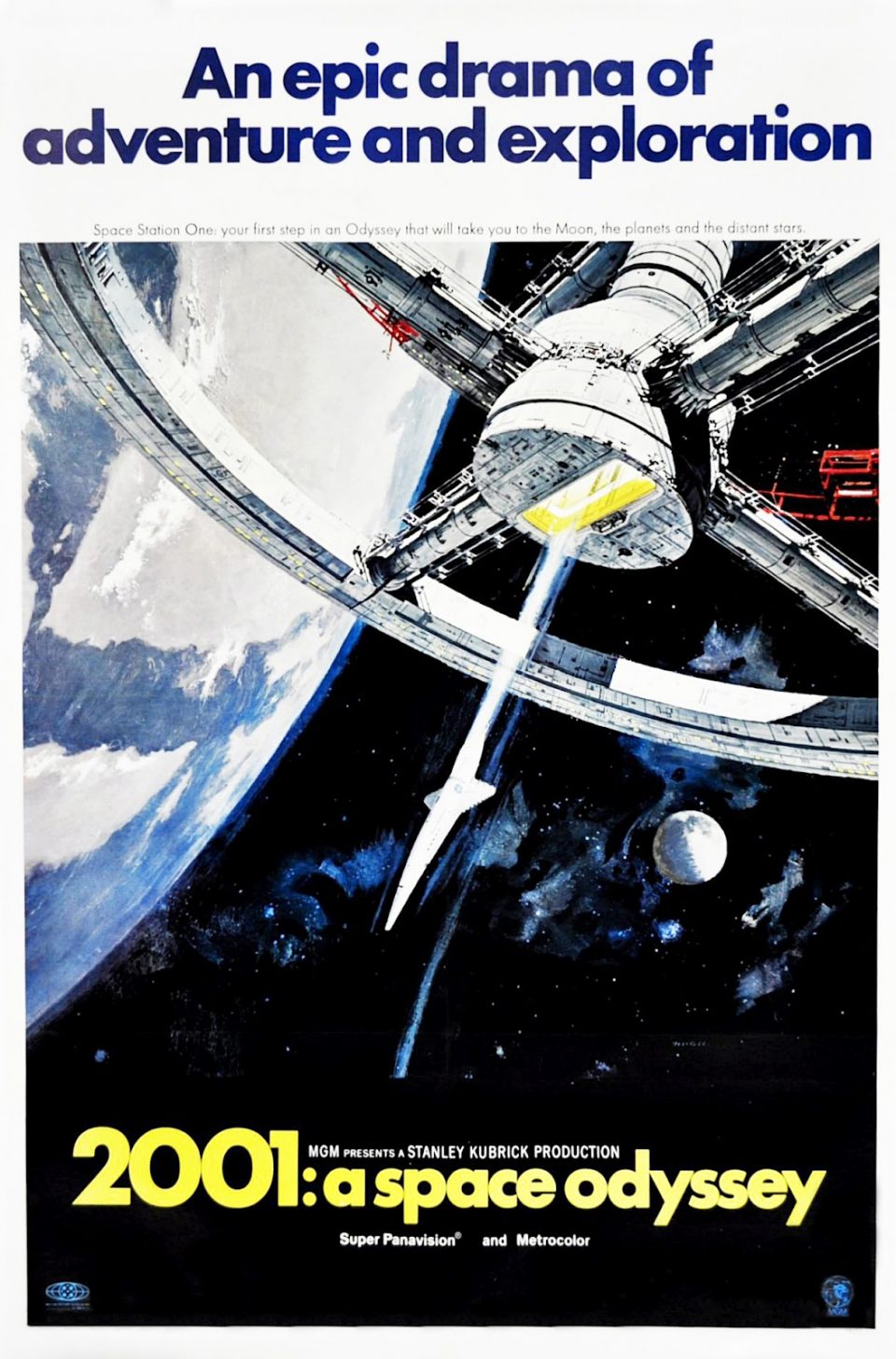2001 A Space Odyssey 1968 Space Station One By Robert Mc Call